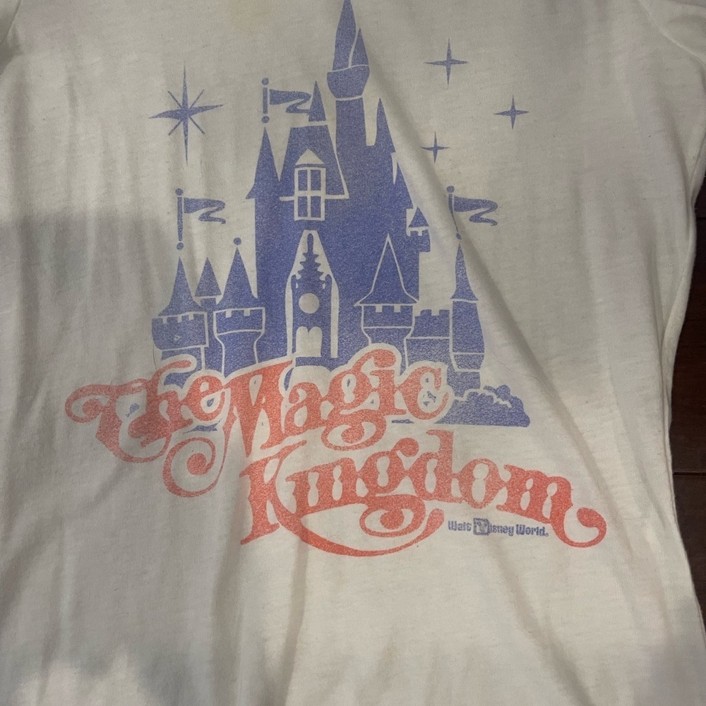 nwot vintage style disney magic kingdom t-shirt sold out limited edition medium - Picture 2 of 7